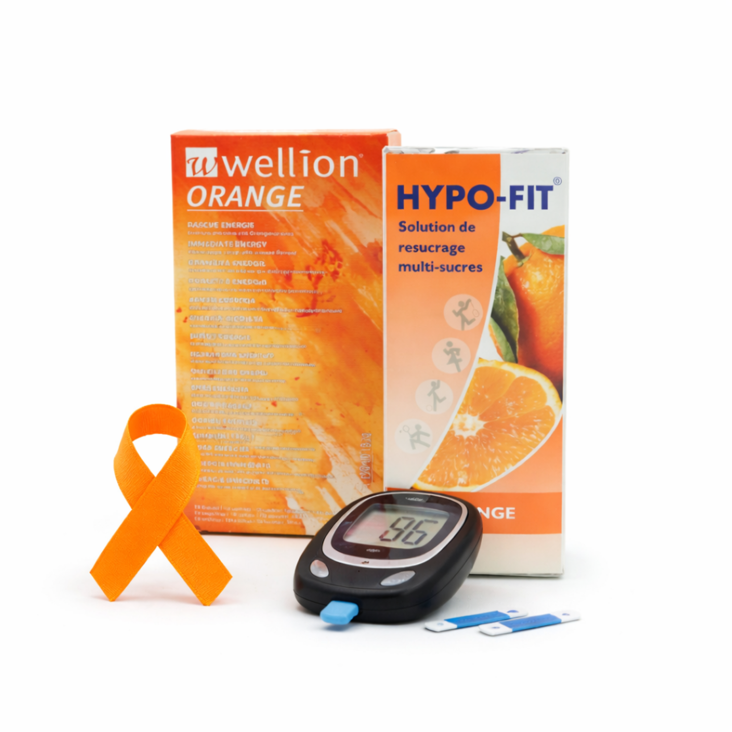 Pack Gel de Glucose en Sticks Wellion & Hypo-Fit – 22 sticks | Diab&Care