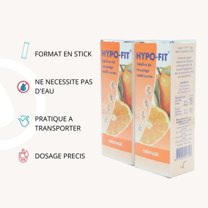 Pack Gel de Glucose Hypo-Fit – 24 sticks (2 boîtes) | Diab&Care